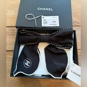 Chanel Bow Barrette 23K NIB